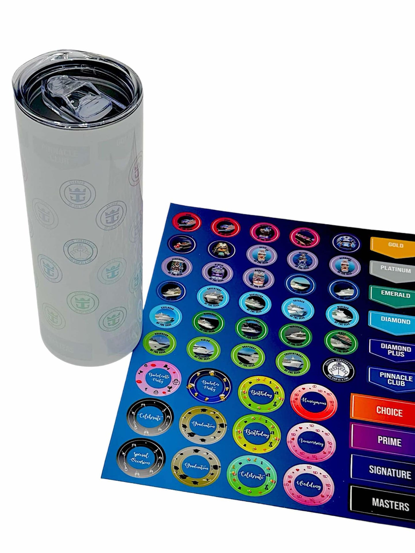 Royal Tumbler  Sticker Tumbler 20 oz.