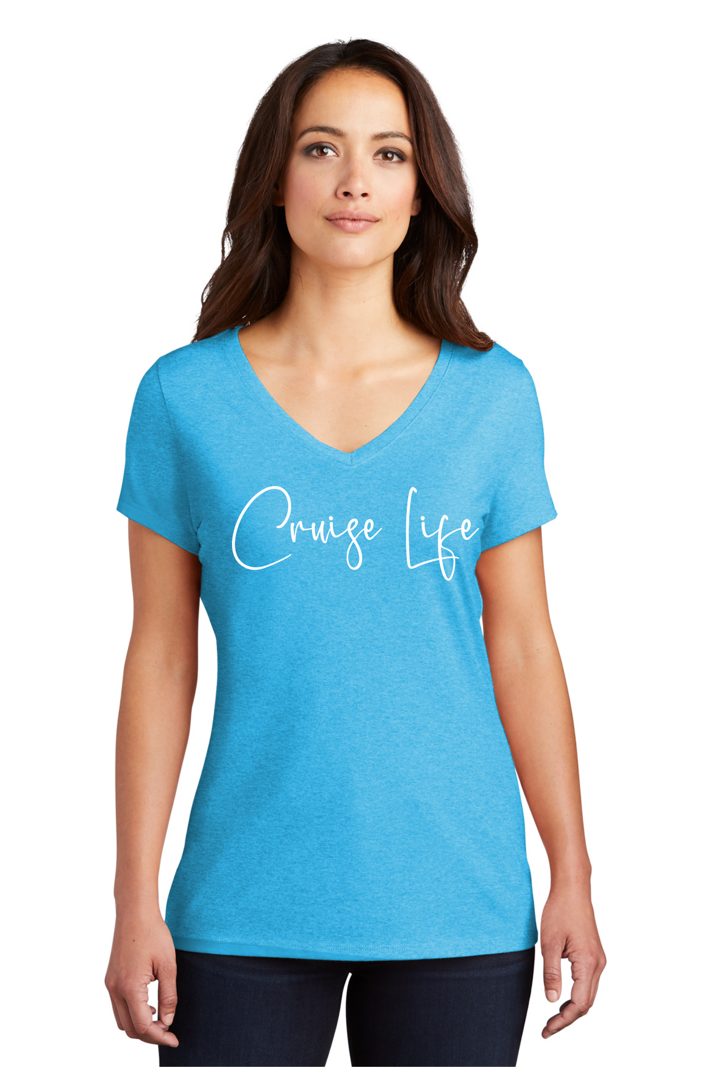 Cruise Life Women’s Triblend V-Neck Tee